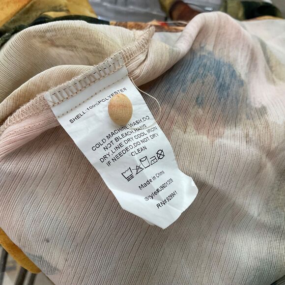 Suzanne Betro 3X simi Sheer Floral Romantic Blouse Fall spring keyhole pop over - Picture 5 of 11